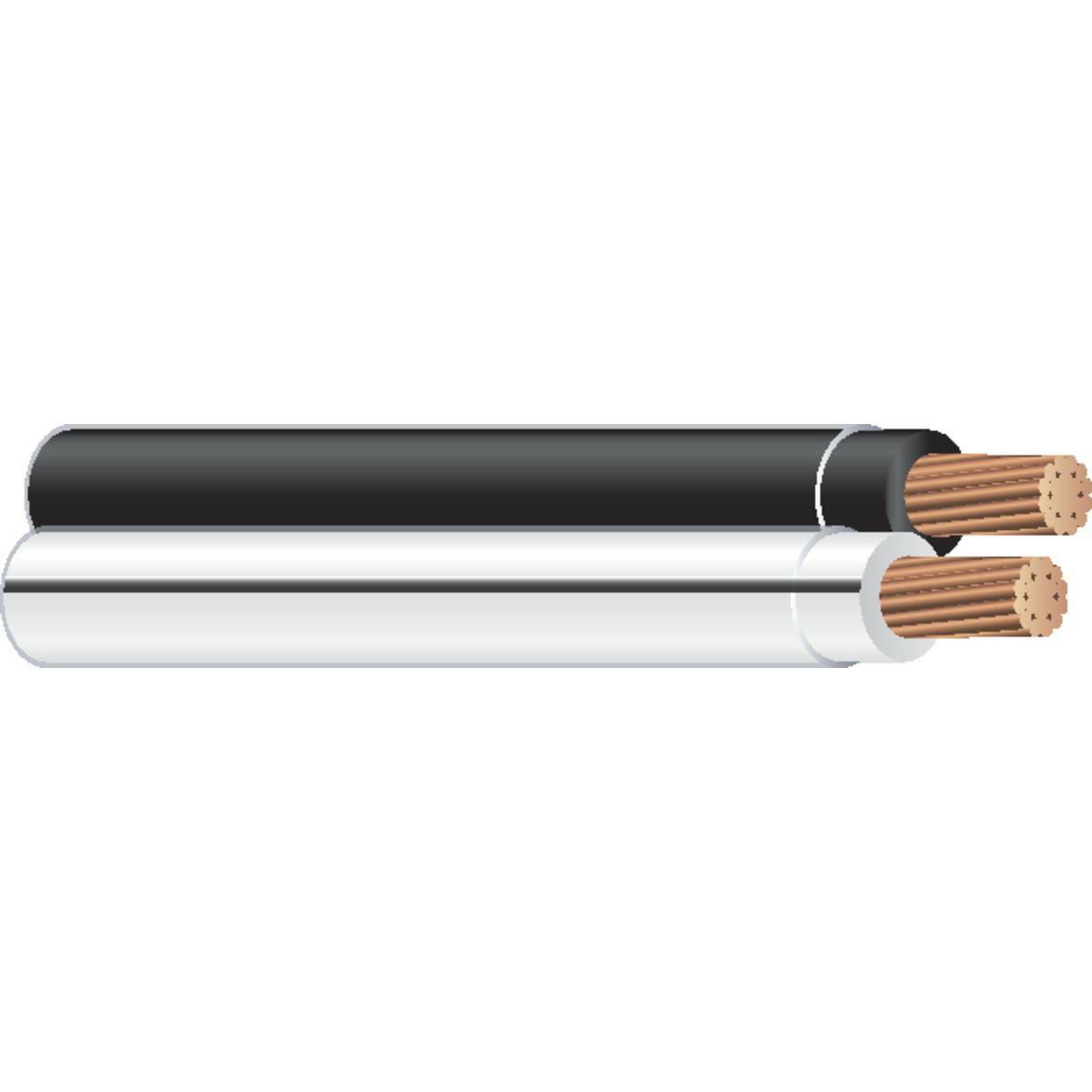 58609504 THHN Wire, 12 AWG, 2 Copper Conductors, 19 Stranded, Black/White and Black, 500 CoilPak