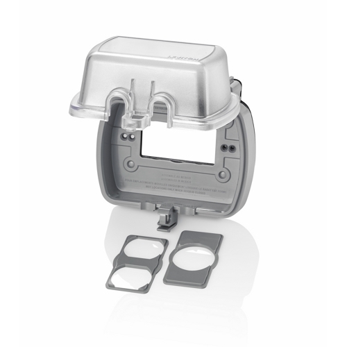 5981-UCL Extra Duty While-In-Use Cover, 5.56 in L x 5.38 in W x 3.08 in D, Weatherproof Cover, Polycarbonate