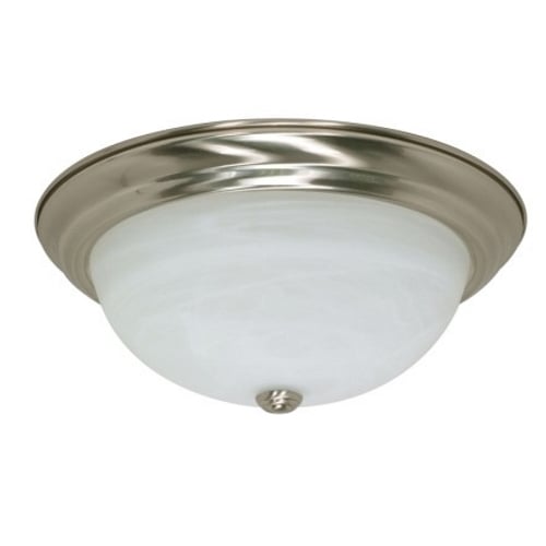 60-199 Transitional Ceiling Light, (3) A19 Lamp, 120 V AC, Brushed Nickel Housing