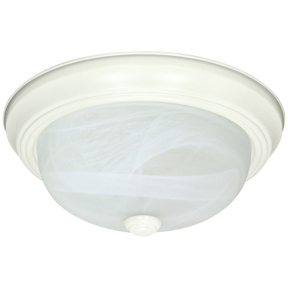 60-2631 Transitional Ceiling Light, (3) T2 Lamp, 120 VAC, Textured White Housing