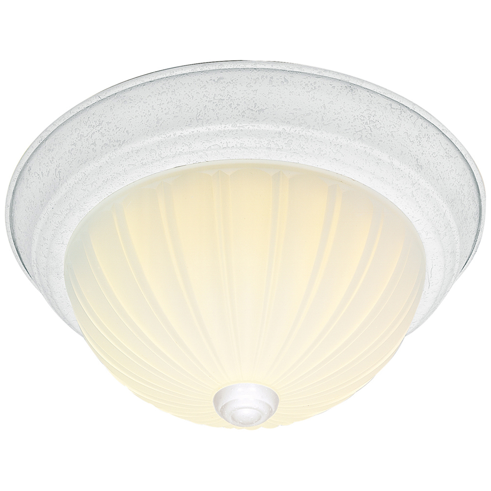 60-444 Dome Transitional Ceiling Light, (2) T4 Lamp, 120 VAC, White Housing