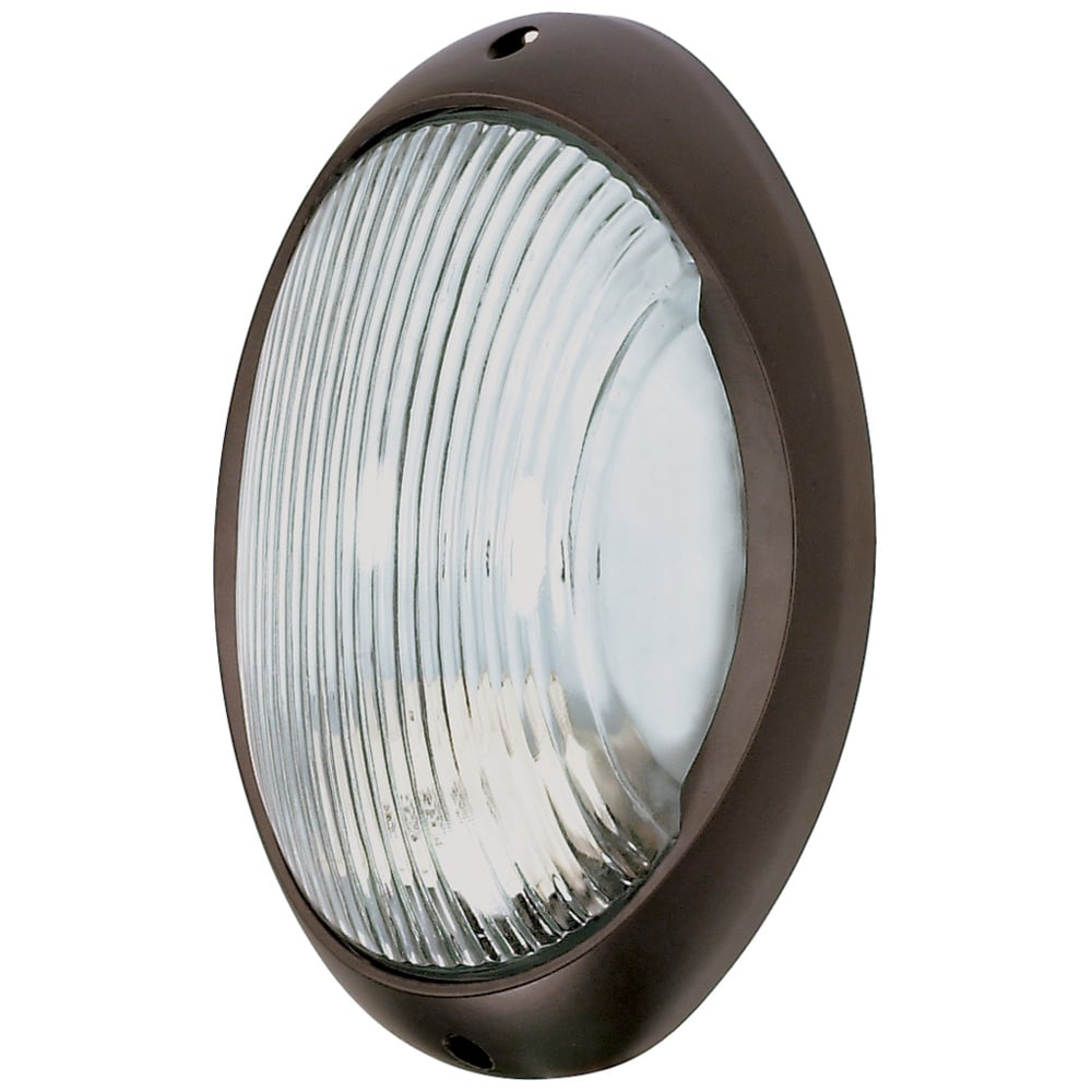 60-527 Large Oval Caged Transitional Outdoor Wall Light, (1) A19 Lamp, 120 V AC, Architectural Bronze Housing