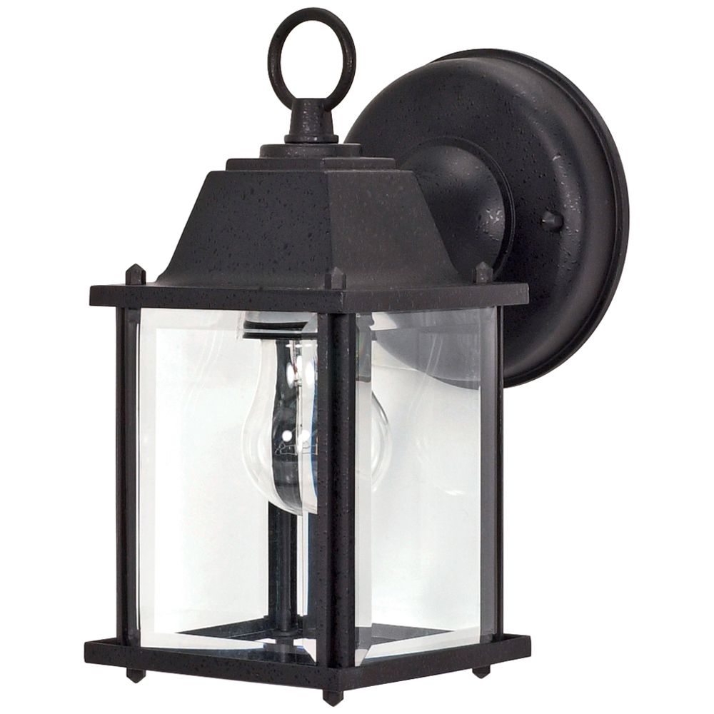 60-638 Small Utility Outdoor Cube Lantern, 60 W, E26 Incandescent Lamp, A19 Shape