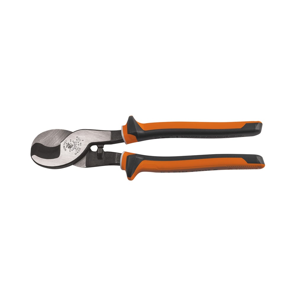 63050-EINS High Leverage Electricians Cable Cutter, 4/0 AWG, 2/0 AWG, 24 AWG Cable/Wire, 9-5/8 in OAL, Shear Cut, Steel Jaw, ASTM F1505