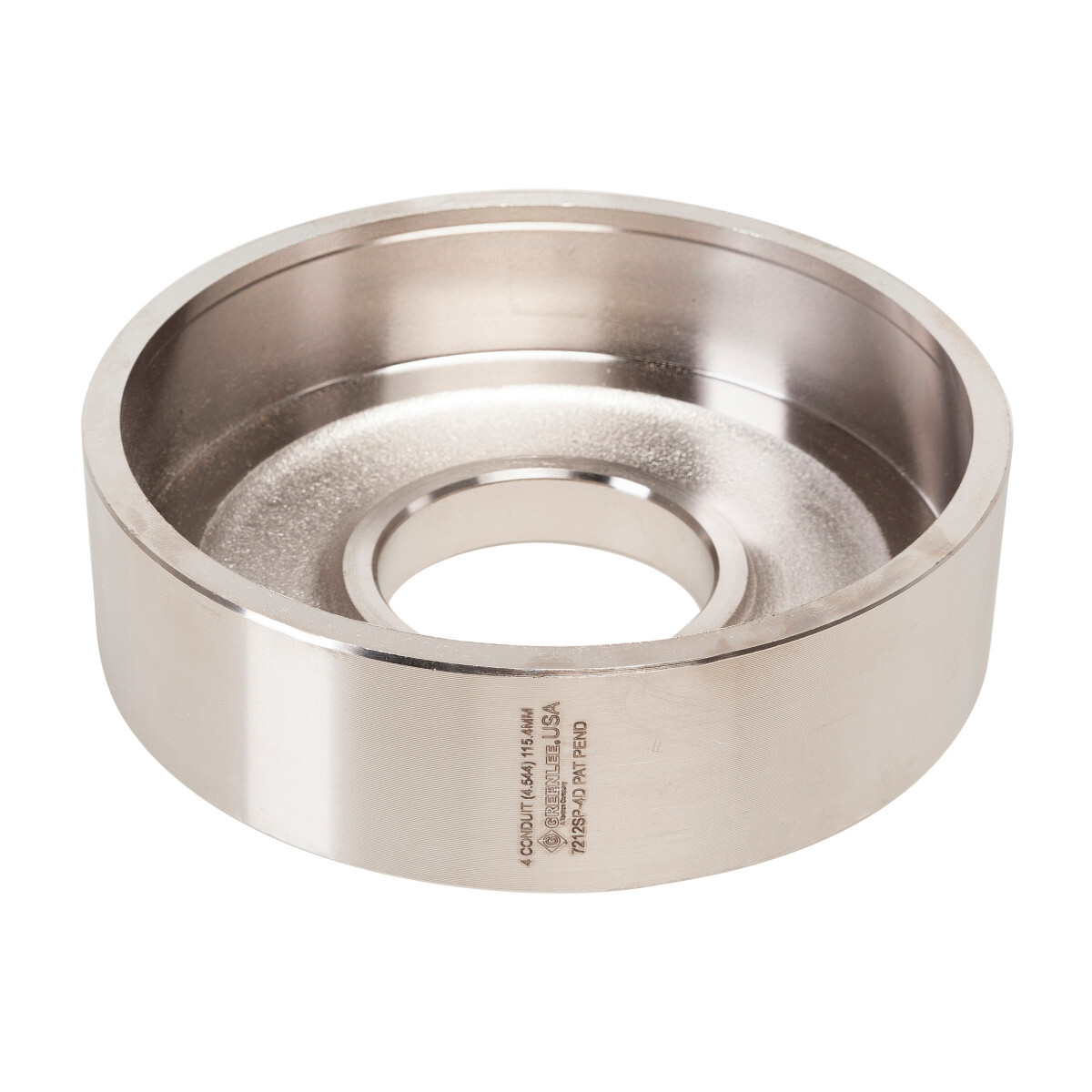 7212SP-4D Speed Punch Replacement Knockout Die, 4 in Conduit/Pipe, 4.544 in ID Knockout, Carbon Alloy Steel, 10 ga