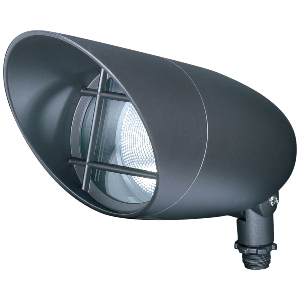 76-647 Traditional Flood Landscape Light, (1) PAR30 Lamp, 75 W Fixture, 120 VAC, Dark Bronze Housing