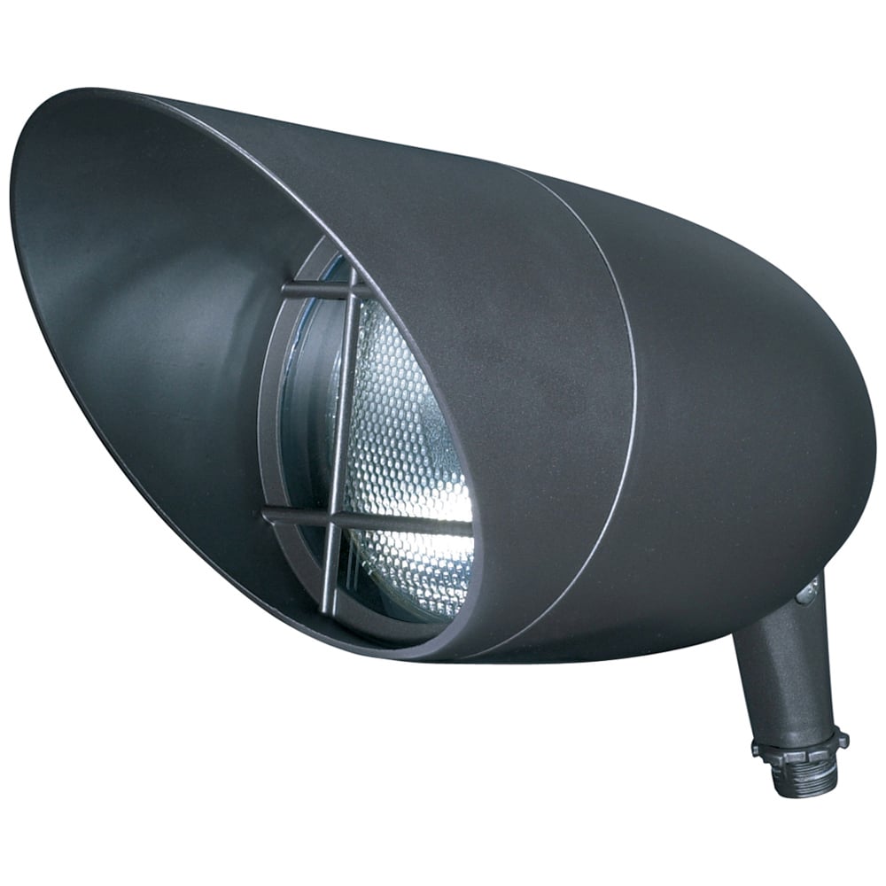 76-648 Traditional Flood Landscape Light, (1) PAR38 Lamp, 150 W Fixture, 120 VAC, Dark Bronze Housing