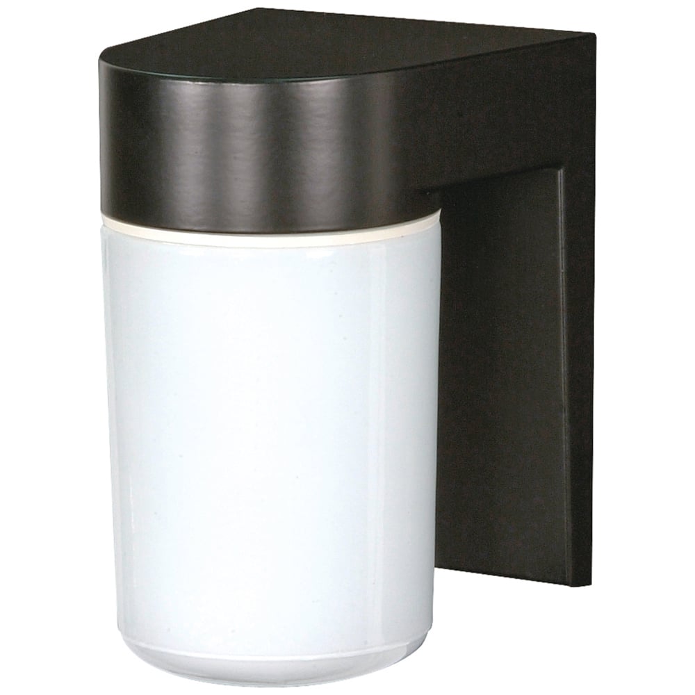 77-137 Signature Traditional Utility Outdoor Wall Fixture, (1) A19 Lamp, 120 VAC, Black Housing