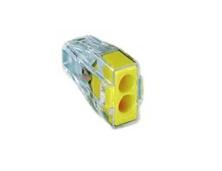 773-162/K194-4045 2-Conductor Connector, 18 to 12 AWG Solid/16 to 12 AWG Stranded Side Wire