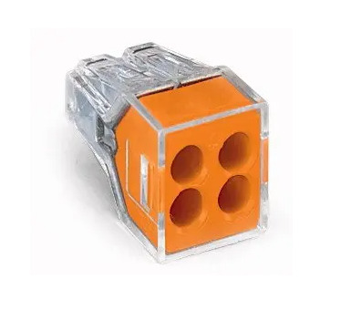 773-164/K194-4045 9999 Push-In Wire Connector, 18 to 12 AWG Solid, 16 to 12 AWG Stranded Wire Solid/Stranded Wire, Nylon