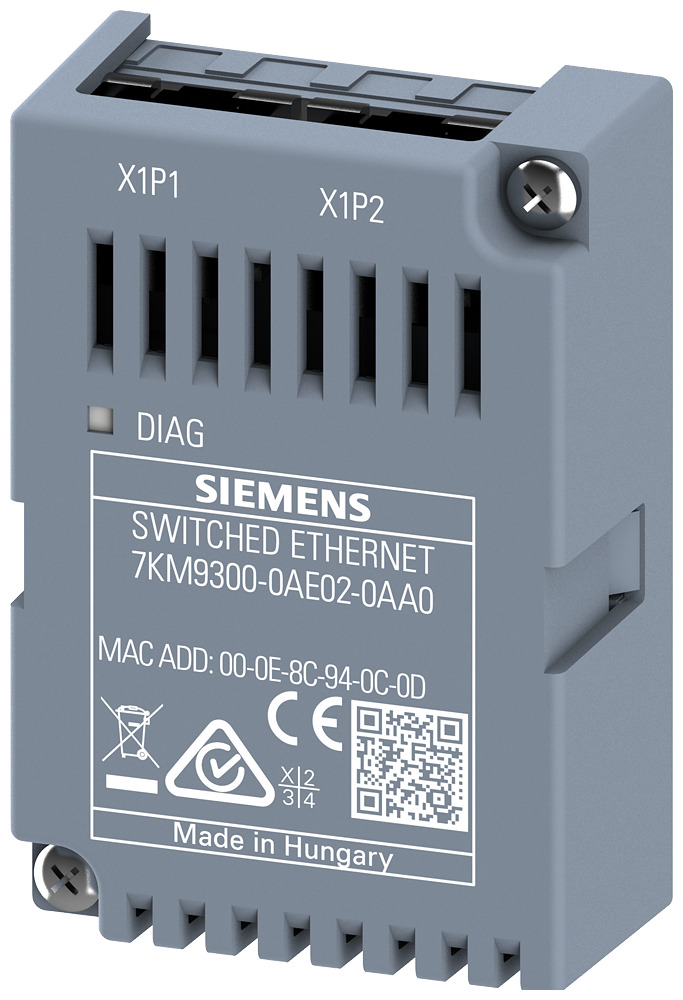 7KM9300-0AE01-0AA0 PROFINET Expansion Module, 600 V AC, 115 to 415 A, Plug-In Communication
