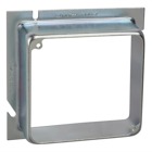 Square Box Extension Ring/Adapter, 18 Cubic Inches, 5 Inch Square x 1-1/4 Inch Raised, Pre-Galvanized Steel