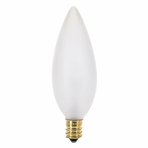 A3686 Decorative Dimmable Incandescent Lamp, 40 W, E12 Incandescent Lamp, BA9-1/2 Shape, 384 Lumens Initial