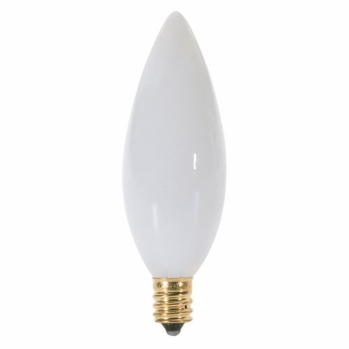A3688 Decorative Dimmable Incandescent Lamp, 25 W, E12 Incandescent Lamp, BA9-1/2 Shape, 163 Lumens Initial