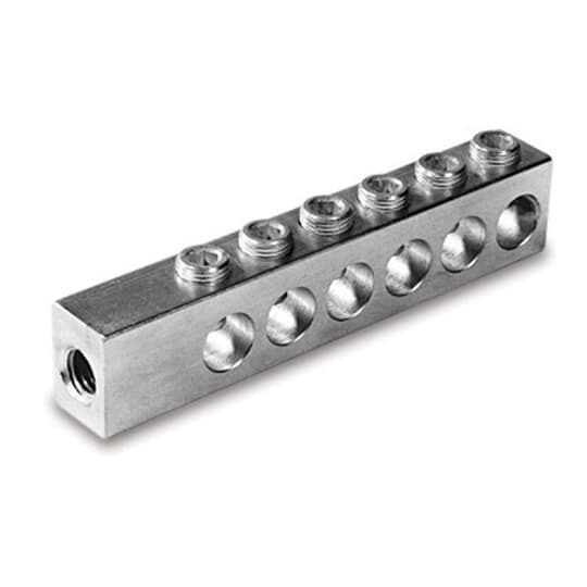 ABS-6350 Homac Screw-On Stud Mount Transformer Connector, 12 AWG to 350 kcmil, 6, Aluminum