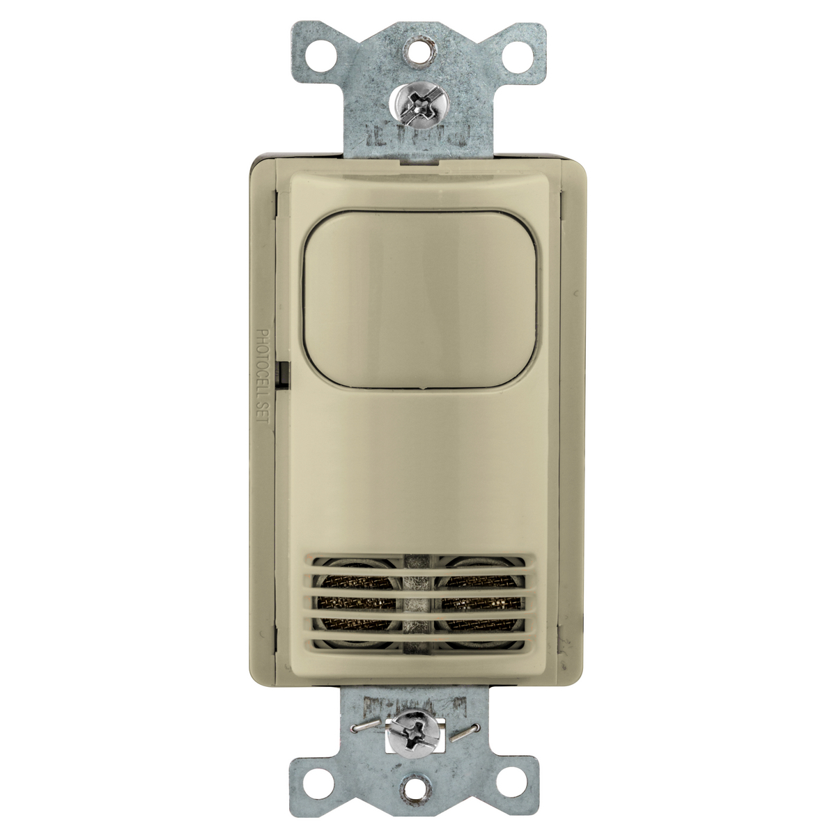 AD2000I1N 1-Circuit 1 Relay Dual Technology Occupancy Sensor Switch With Photocell, 120/277 VAC, Passive Infrared/Ultrasonic Sensor, 1000 sq-ft Coverage