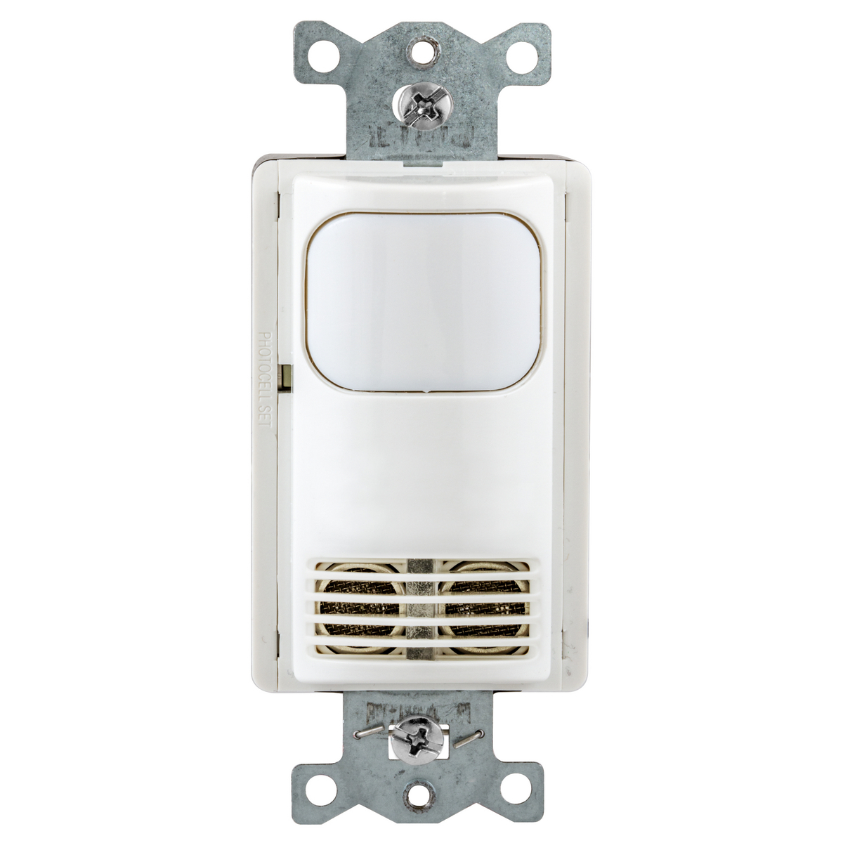 AD2000W1N 1-Circuit 1 Relay Dual Technology Wall Switch Sensor With Photocell, 120 V AC, Passive Infrared/Ultrasonic Sensor, 1000 sq-ft Coverage