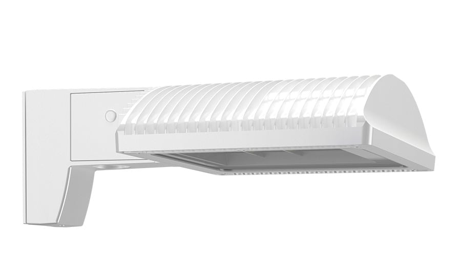 ALED4T150YW ALED Type IV Standard Area Lighting With 8 in Pole Mounting Arm, 154 W Fixture, 120/208/240/277 V AC, White/Polyester Powder Coated Housing