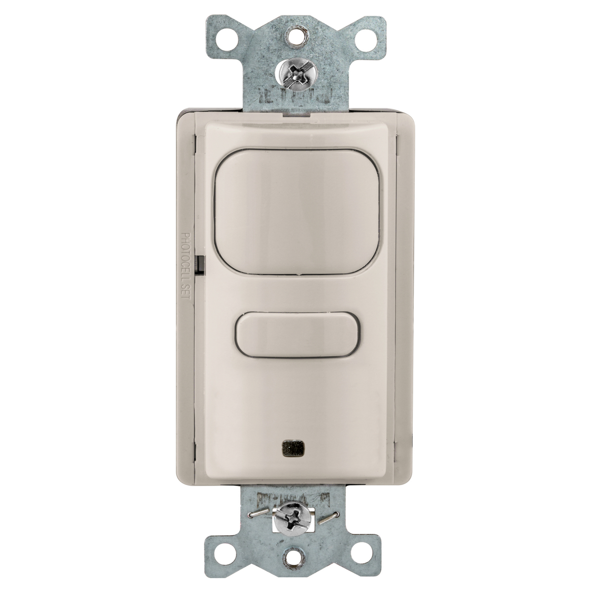 AP2000LA1 1-Button 1-Circuit 1 Relay Occupancy Sensor Switch With Photocell, 120/277 VAC, Passive Infrared Sensor, 1000 sq-ft Coverage