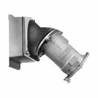 Eaton Crouse-Hinds series Arktite AREAL receptacle assembly, 200A, Three-wire, three-pole, 50-400 Hz, Style 1, Copper-free aluminum, Spring door, Mechanical lug, 2", 600 Vac/250 Vdc, 0.687"