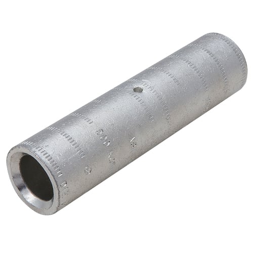 ASN-250 ClearChoice Type ASN Dual Rated Compression Sleeve, 250 kcmil Aluminum/Copper Conductor, Die Code: 324, 3.735 in L, Aluminum