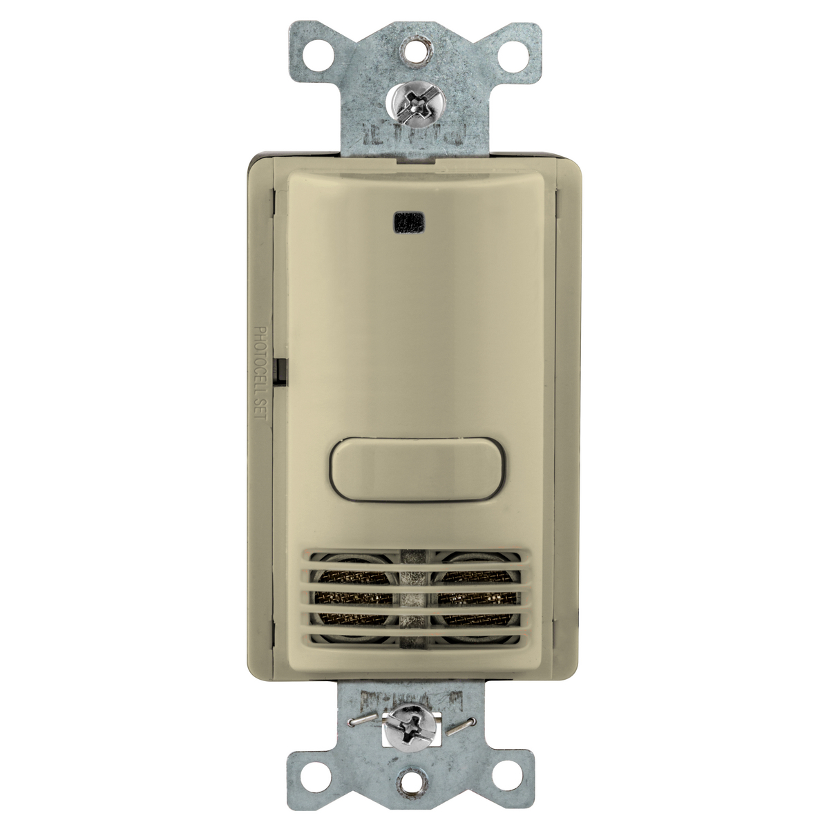 AU2000I1 Adaptive 1-Button 1-Circuit Occupancy Vacancy Sensor Switch, 120/277 VAC, Ultrasonic Sensor, 400 sq-ft Coverage