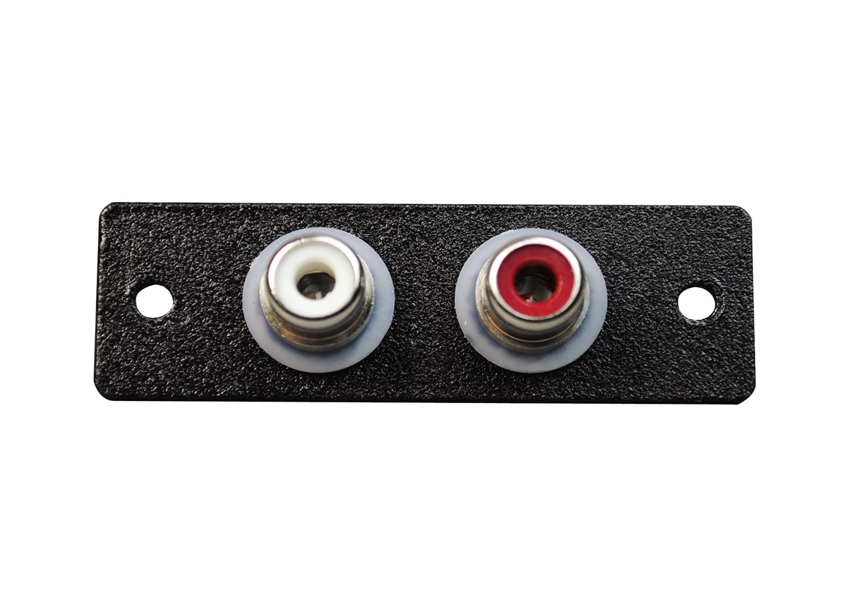 1PBLACKTWO RCA SOLDER