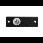 3.5 mm AV Stereo Connector; Mini Jack to Solder Tab Connection, Metal, Black