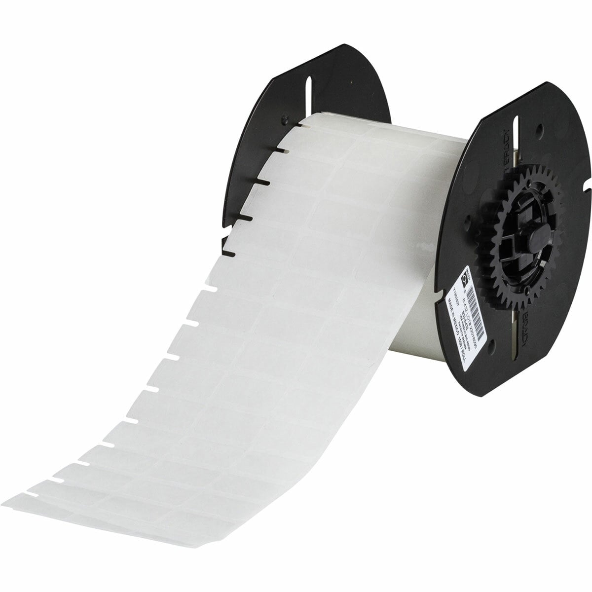 B33-5-430 WorkHorse BBP33 Rectangular Printer Label, 1/2 in L x 1 in W, Blank Legend, Clear, B-430 Polyester
