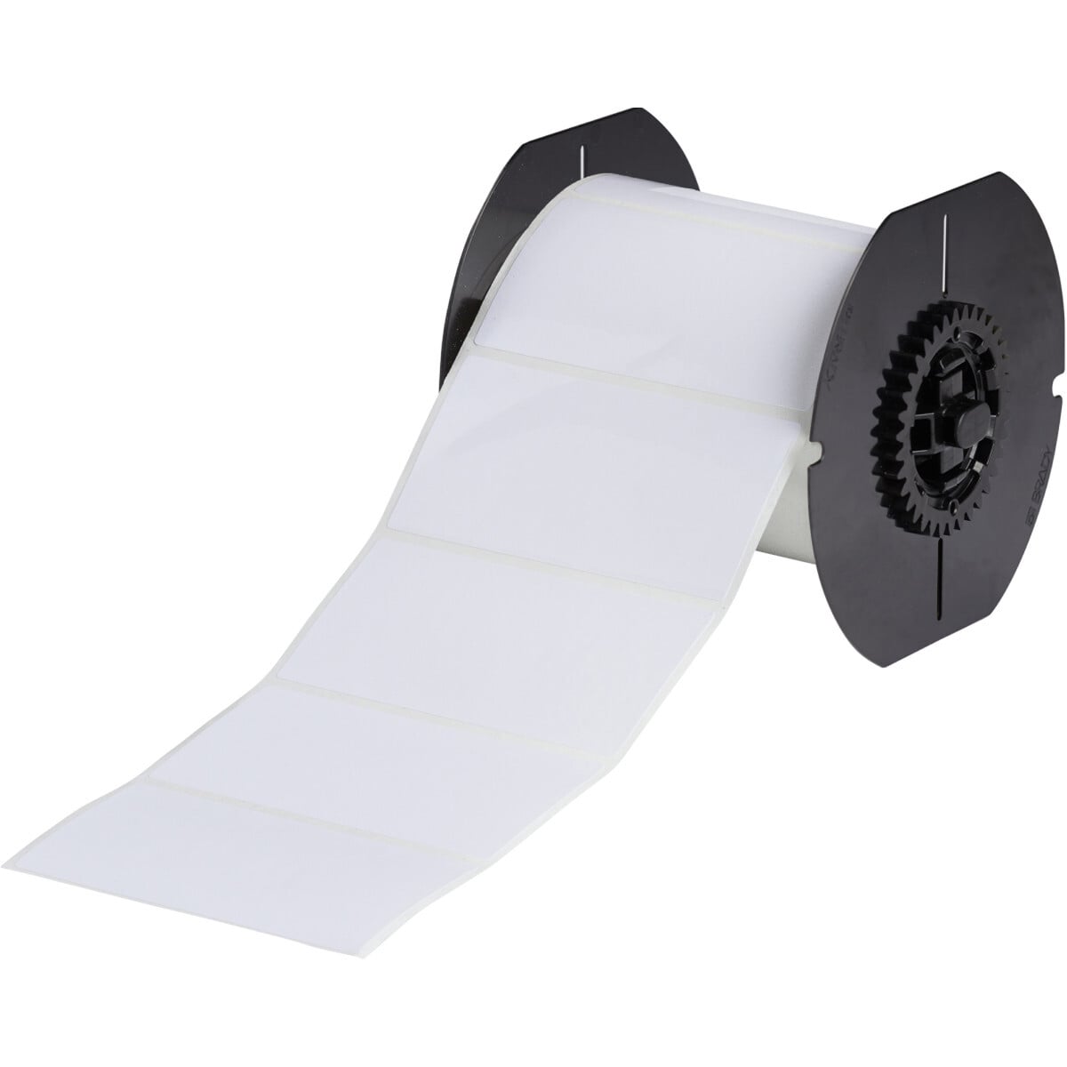 B33-55-483 ToughBond BBP33 Rectangular Printer Label, 2 in L x 4 in W, Blank Legend, White, B-483 Polyester
