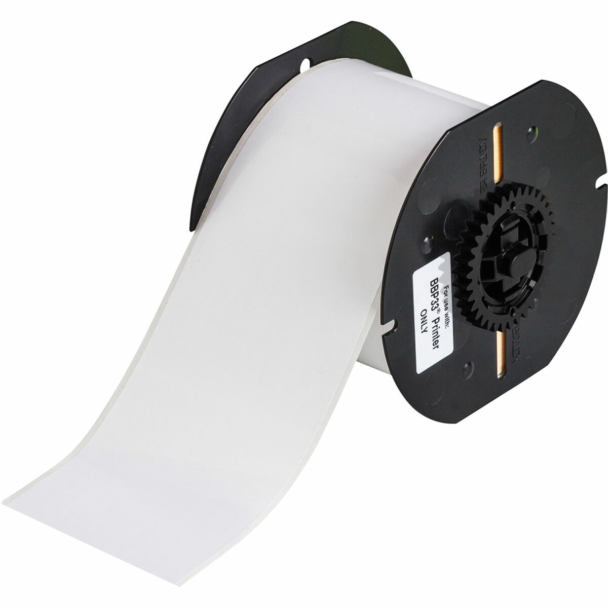 B33C-3000-428 MetaLabel BBP33 Printer Label, 85 ft L x 3 in W, Silver, B-428 Polyimide