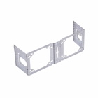 Eaton B-Line series box support fasteners, Wall studs, 1" Height, 1" Length, 1" Width, 0.346lbs, Metal stud size: 3.63", 2.5", Box support brackets, Double-set, Pre-galvanized