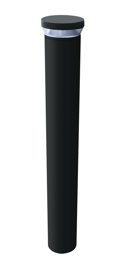 BLEDR18N Round Bollard Light,) LED Lamp, 22 W Fixture, 120 to 277 V AC, Bronze Housing