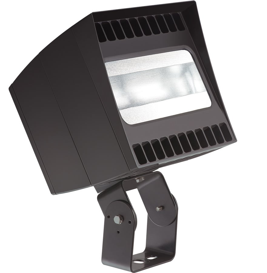 CANVAS78T Floodlight Fixture,) LED Lamp, 89 W Fixture, 120/208/240/277 VAC, Bronze Housing
