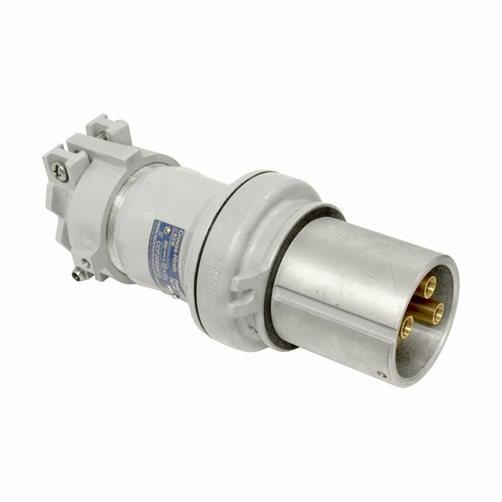 CCP20033CD PowerMate Drilling Pin and Sleeve Plug, 600 VAC/250 VDC, 200 A, 3 Poles, 3 Wires