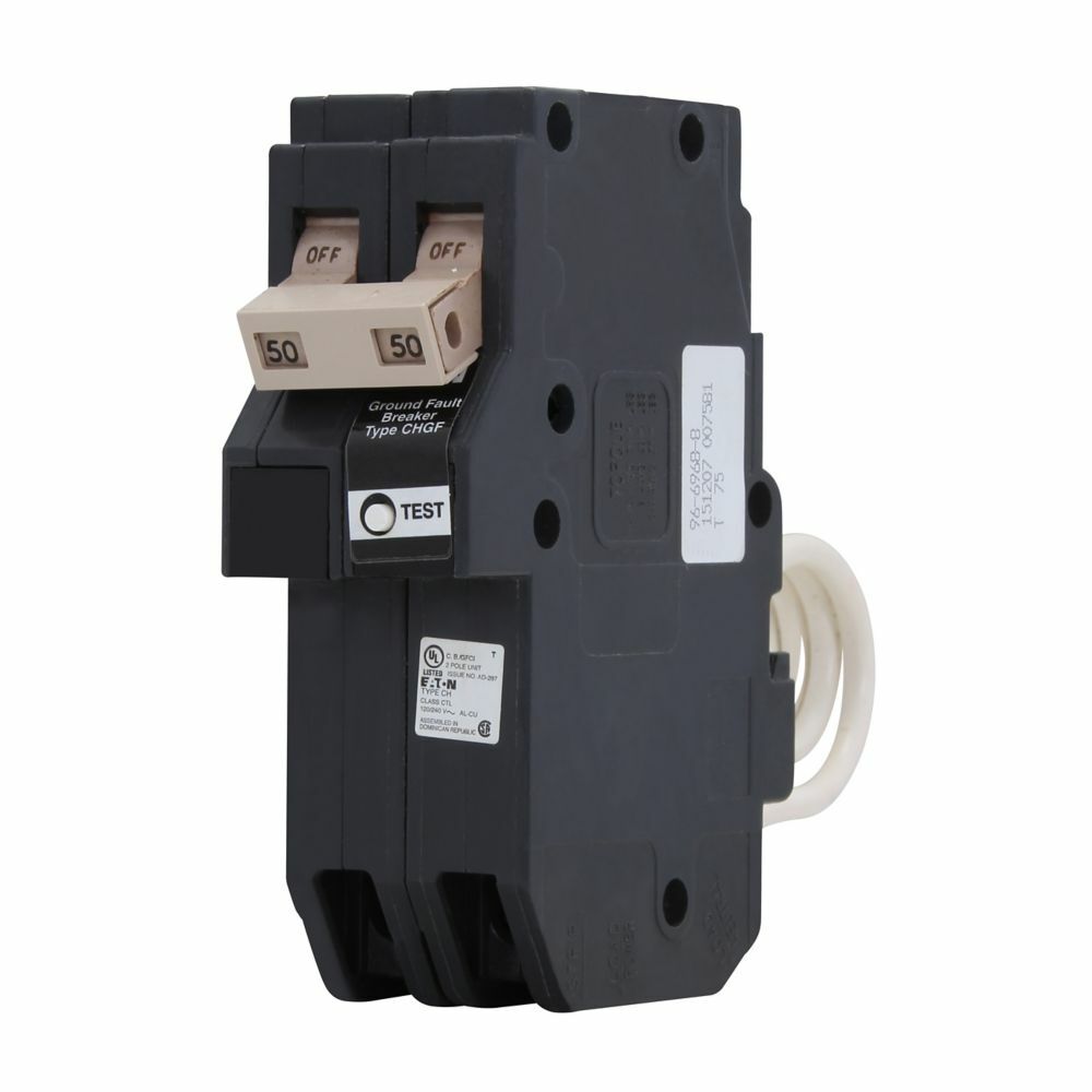CH230GFT Miniature Circuit Breaker, 30 Amp, 2 Pole, 120/240V