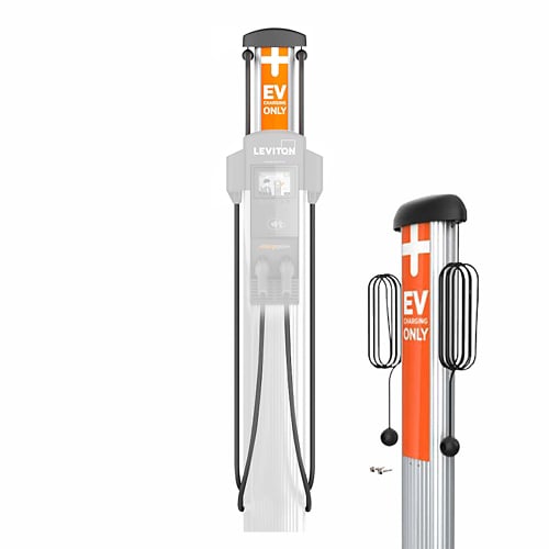 CPCBX Retractile Cord Management Assembly, NEMA 3R Enclosure, Level 2 Charge Type, For Use With Level 2 Public Use Charging Station
