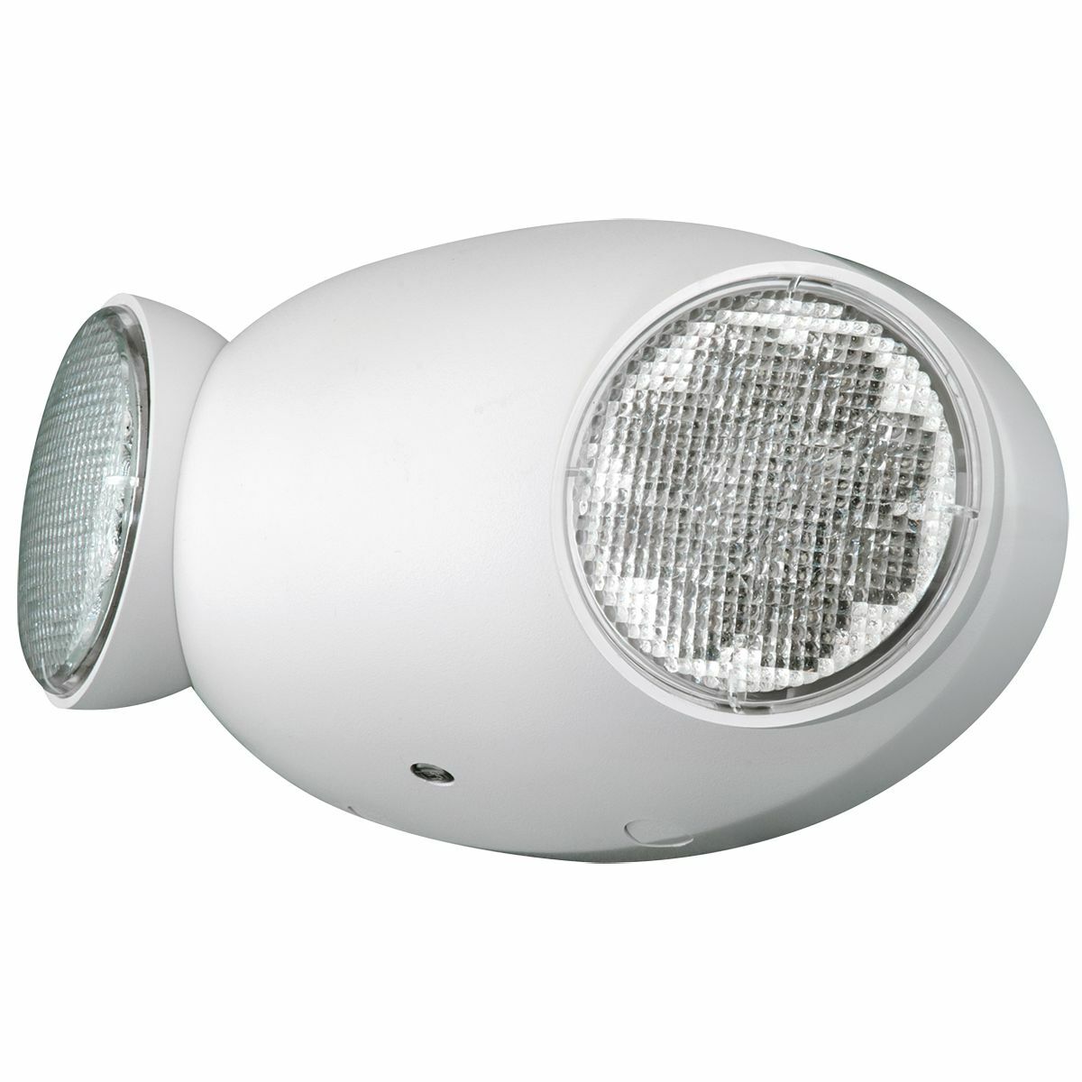 CU2B Emergency Lighting Fixture, 0.54/0.56 W LED Lamp, 120/277 V AC, 2 Heads, Thermoplastic