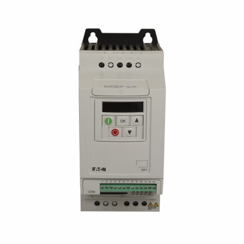 DA1-344D1FB-A20C PowerXL 3-Phase Adjustable Compact AC Variable Frequency Drive, 380 to 480 V AC, 4.1 A, 2 hp, 4.21 in W x 7.32 in D