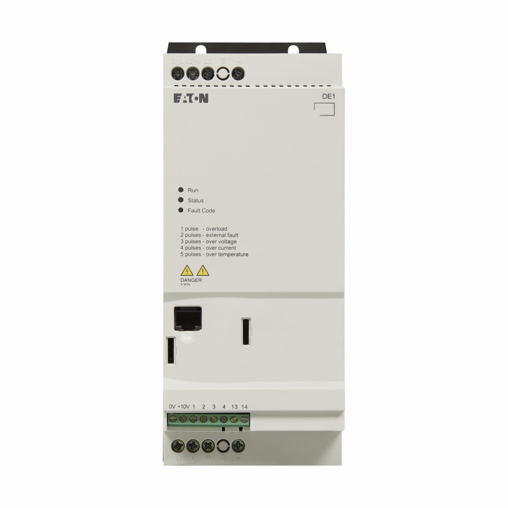DE1-34016NN-N20N PowerXL Variable Speed Starter, 4 Poles, IP20 Enclosure