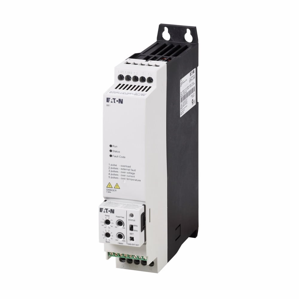 DE1-345D0NN-N20N PowerXL DE1 Economy Variable Speed Starter, 4 Poles, IP20 Enclosure