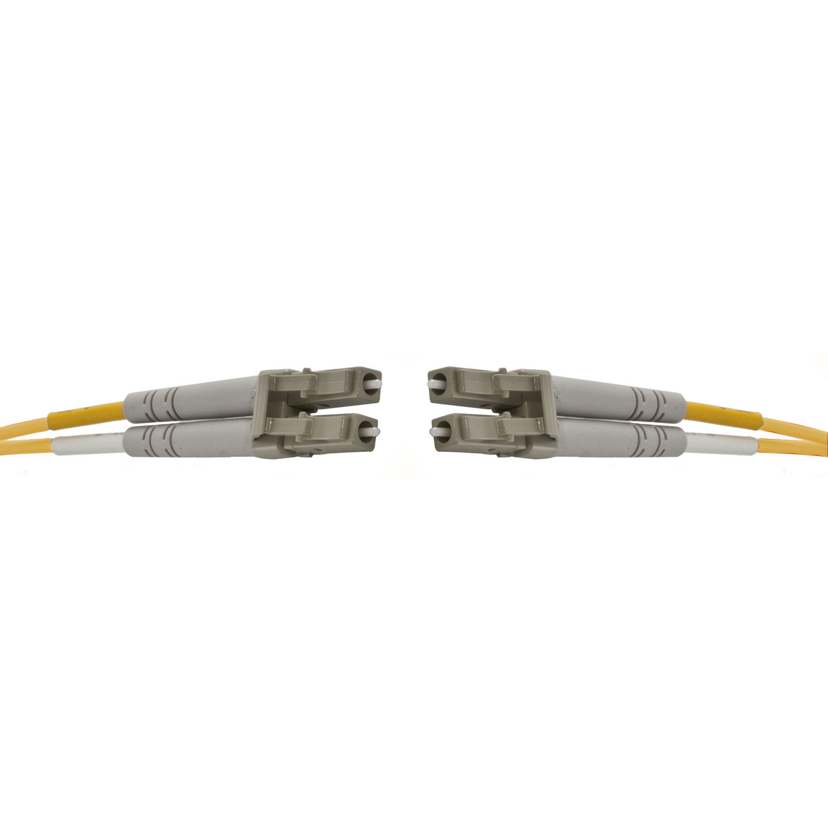 DFRCLCLCS1SM Duplex OS2 Singlemode Standard Riser Fiber Optic Patch Cord, 12 Fiber, 50 um Core, 1 m L, Glass Fiber Conductor