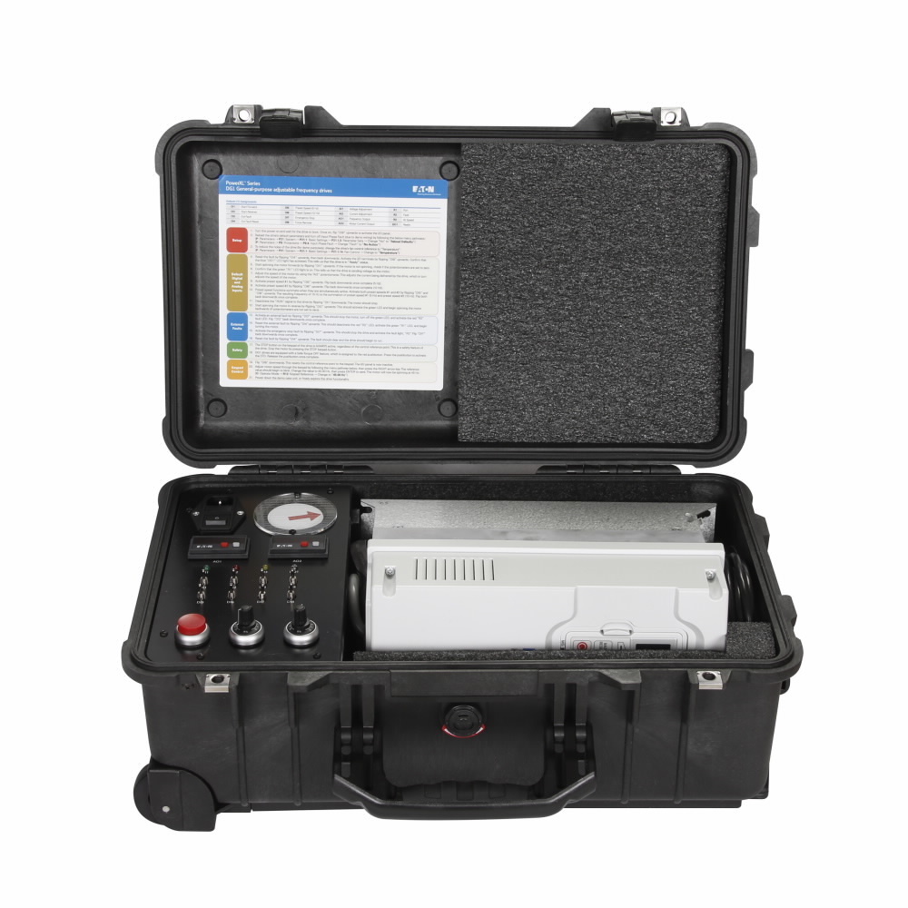 DG1-DEMO2 Full Drive Demo Case, 380 to 500 V, 22 in W x 13.81 in D