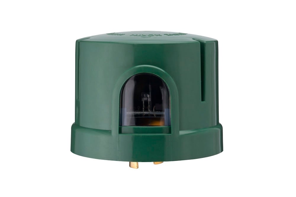 DLL127 1.5 JU DLL Electronic Locking Photo Control Sensor, 120 to 277 V AC, 1000 W Tungsten, 1800 VA Ballast, Fixture Mounting, Neoprene/Polypropylene