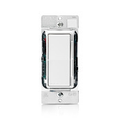 DSX10-10Z Decora 3-Way Electro-Mechanical Dimmer Switch, 120 V AC, 1 Pole, Rocker On/Off Operation, Ivory/Light Almond/White