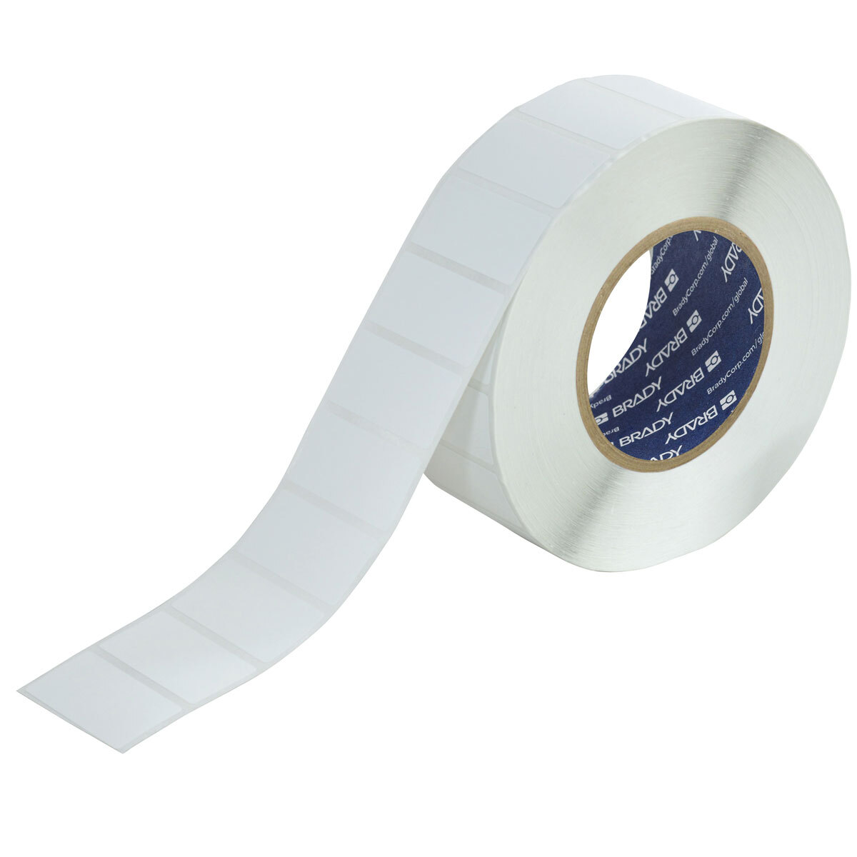 DT-17-813-3 Direct Rectangular Thermal Transfer Label, 1 in L x 2 in W, White, B-813 Paper
