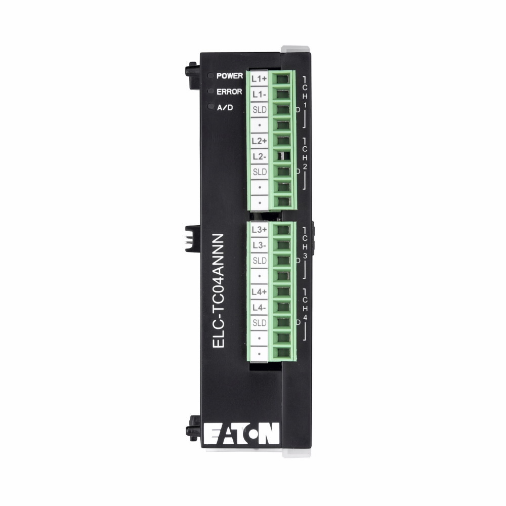 ELC-TC04ANNN J/K/R/S/T Sensor Thermocouple Input Module, 4 Inputs