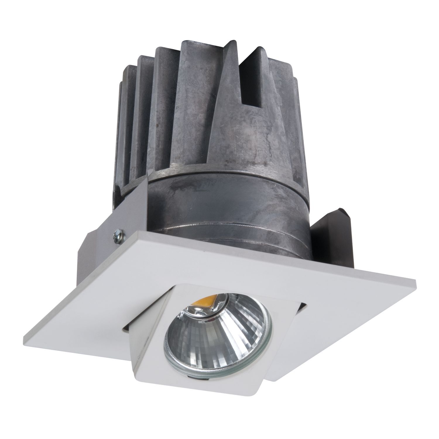 ELSG406927WH Halo 2nd Generation Square Adjustable Gimbal Lighting Trim, LED Lamp, For Use With 4 in H457 Housing