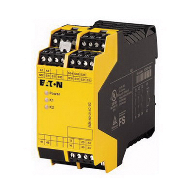 ESR5-NO-31-AC-DC ESR5 Series 2-Channel Safety Relay, 24 to 230 V AC, 230 V DC V Coil
