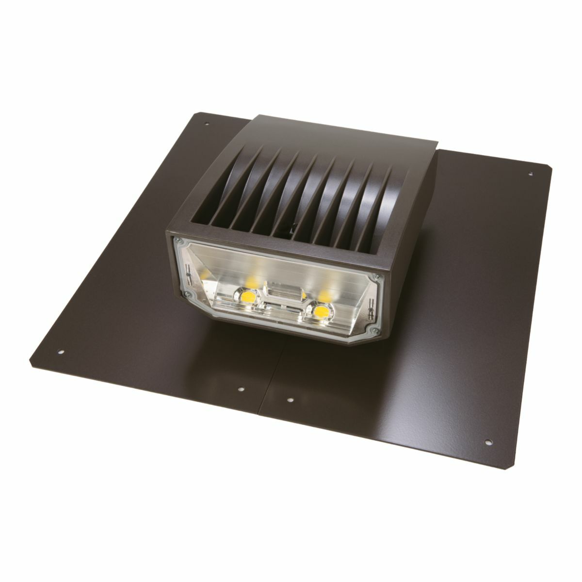 EWP/XTORMX Lumark Outdoor Escutcheon Wall Plate, Carbon Bronze Housing